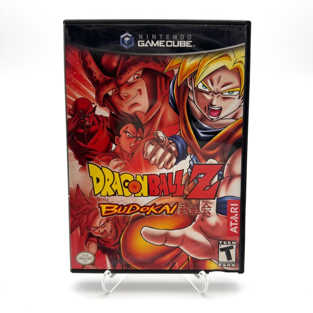 Dragon Ball Z Budokai Nintendo GameCube Black Label Complete CIB Game